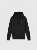 Lyle And Scott Fly Fleece Hoodie Jet Black