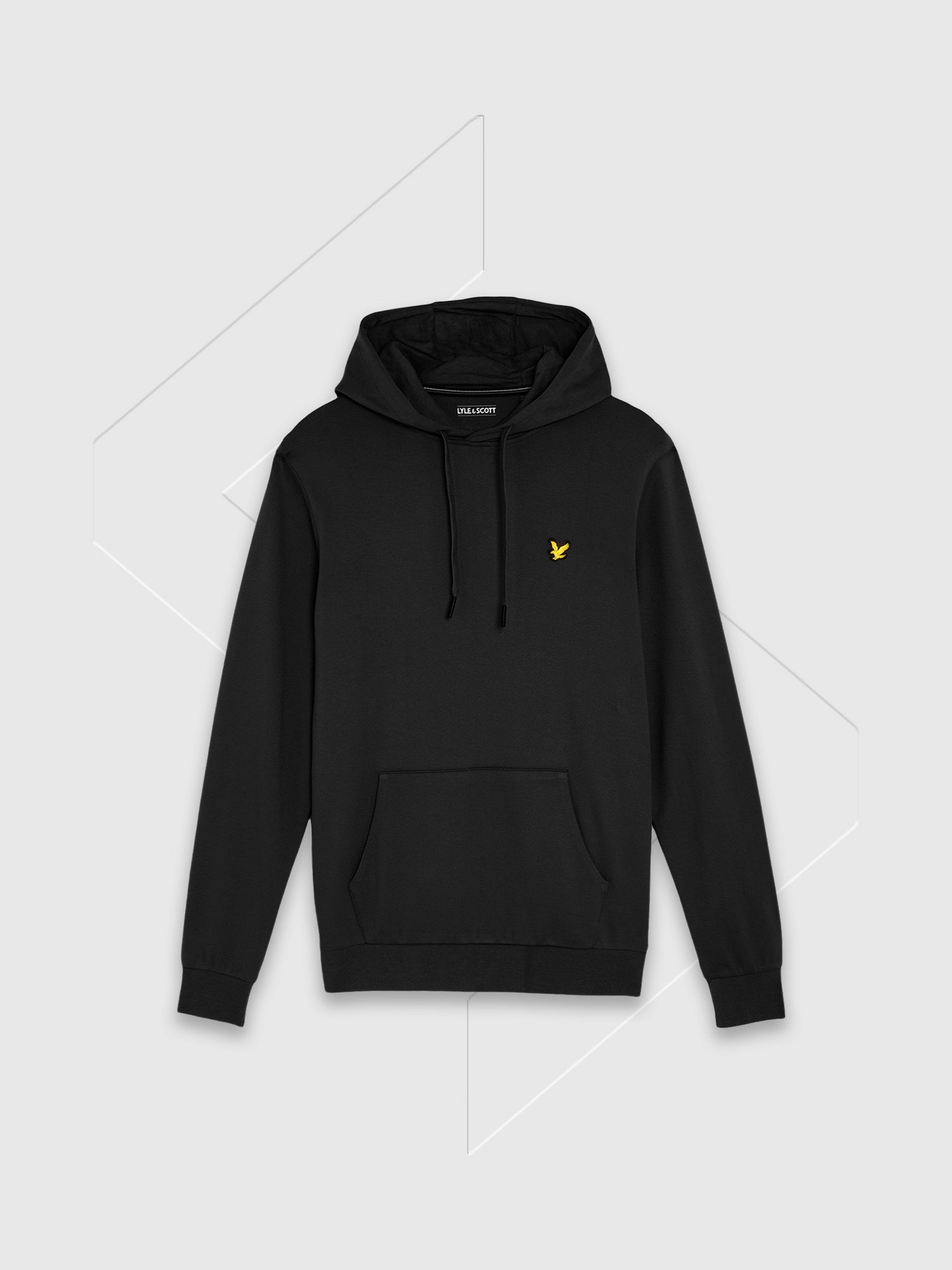 Lyle And Scott Fly Fleece Hoodie Jet Black from Saxumo.com