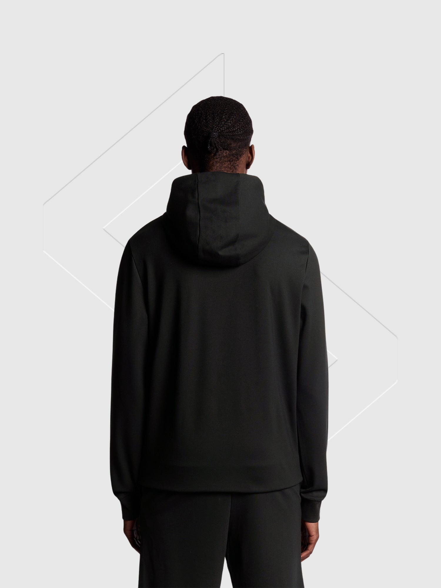 Lyle And Scott Fly Fleece Hoodie Jet Black from Saxumo.com