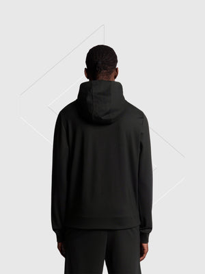 Lyle And Scott Fly Fleece Hoodie Jet Black from Saxumo.com