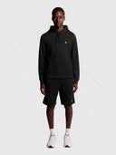 Lyle And Scott Fly Fleece Hoodie Jet Black