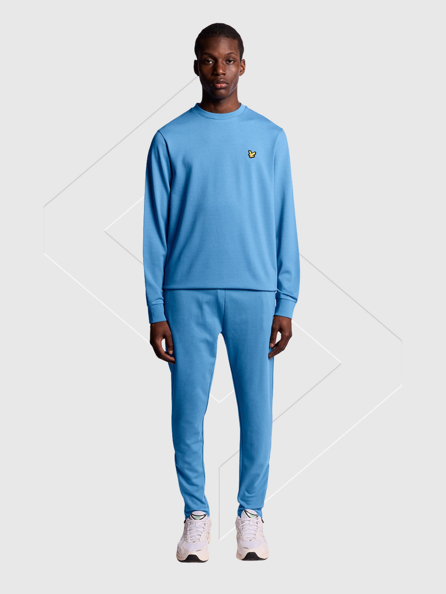 Lyle And Scott Fly Fleece Trackies Pant Parisian Blue from Saxumo.com