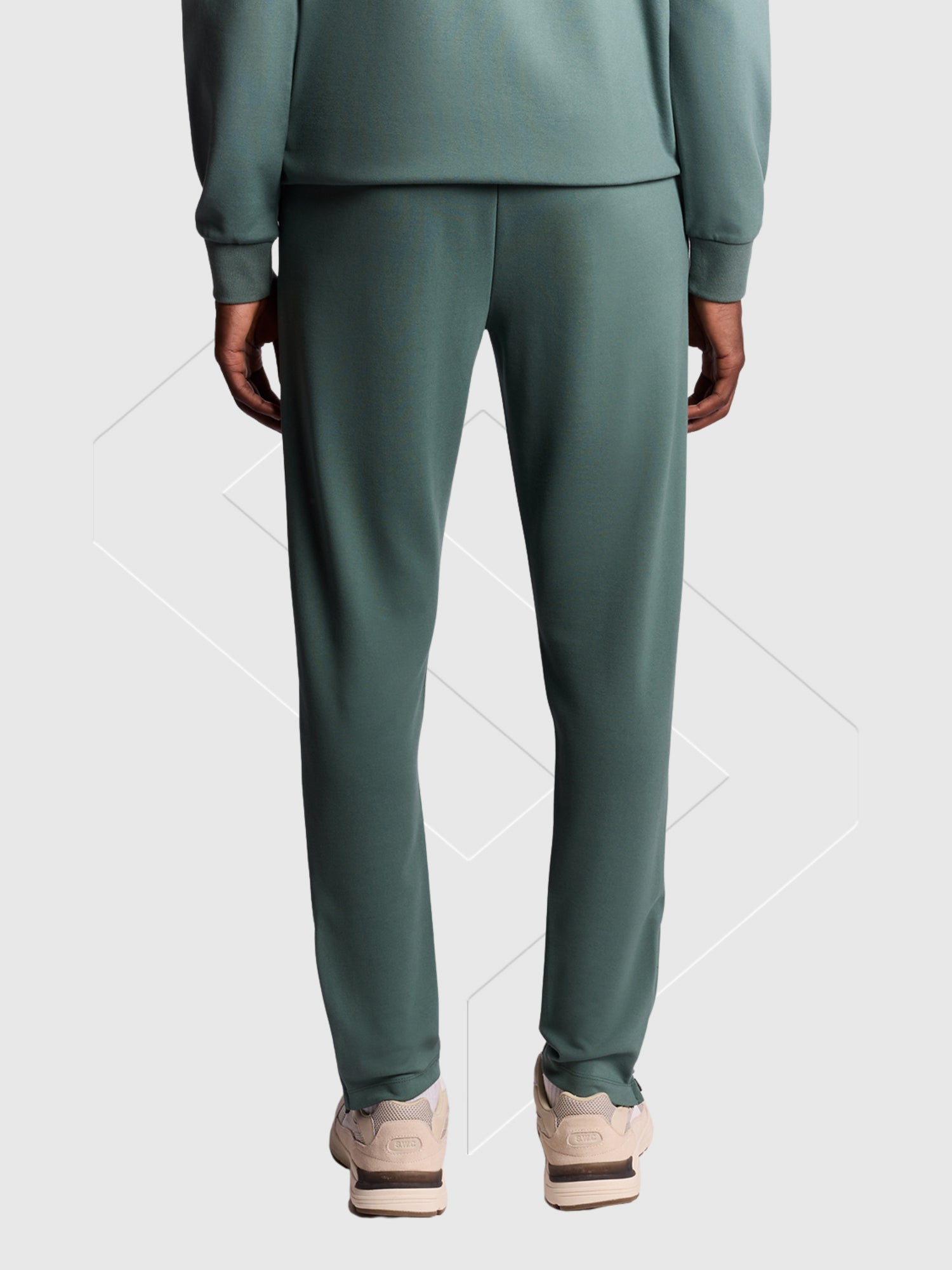 Lyle And Scott Fly Fleece Trackies Pant Silver Pine from Saxumo.com