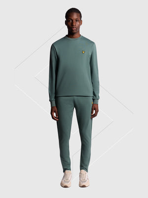 Lyle And Scott Fly Fleece Trackies Pant Silver Pine from Saxumo.com