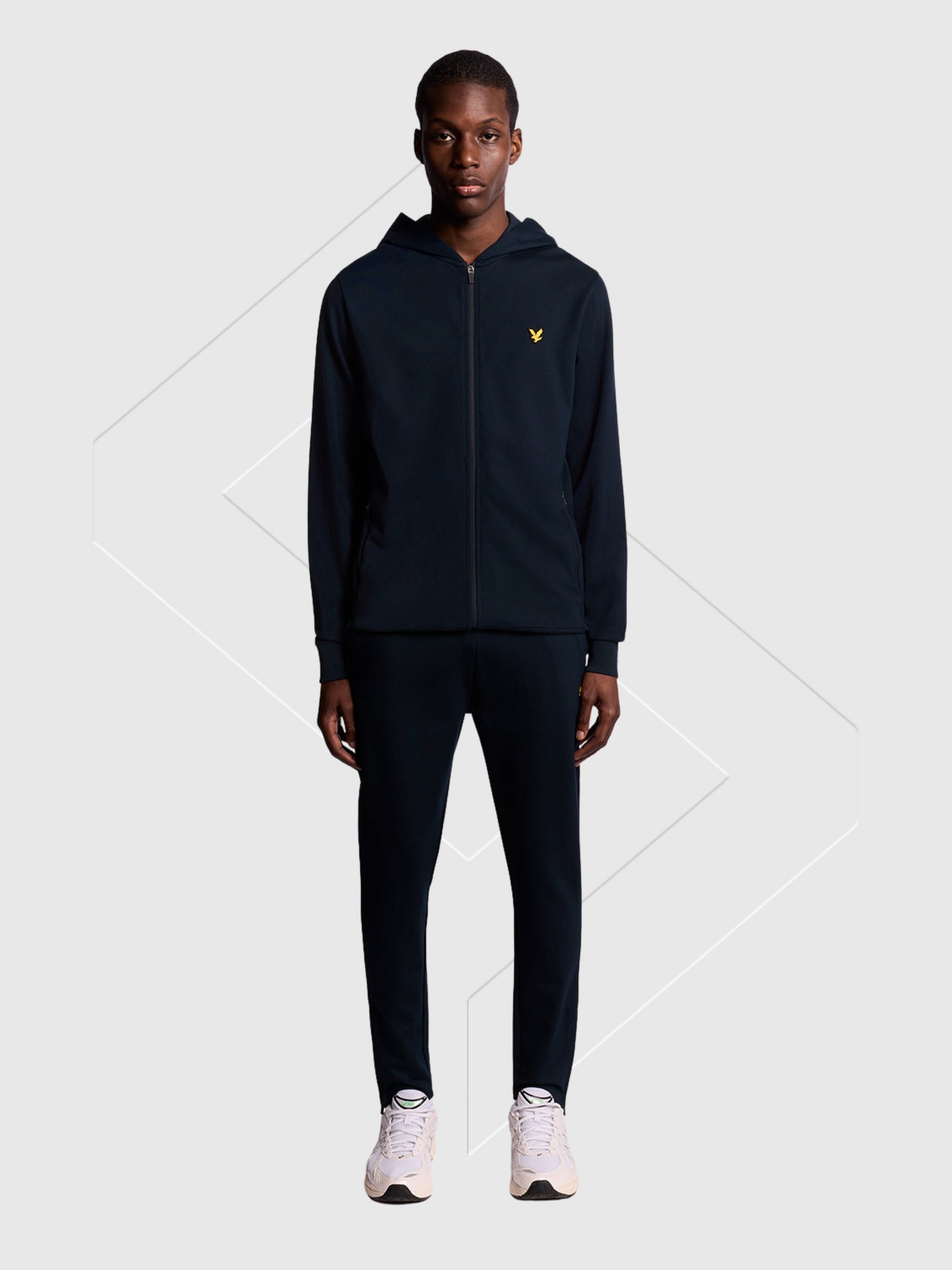 Lyle And Scott Fly Fleece Trackies Pant Dark Navy from Saxumo.com