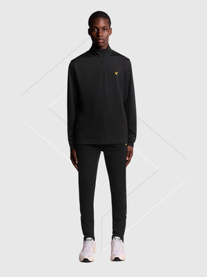 Lyle And Scott Fly Fleece Trackies Pants Jet Black from Saxumo.com