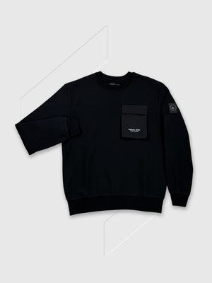 Marshall Artist Crux Crewneck Sweat Black from Saxumo.com