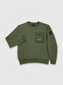 Marshall Artist Crux Crewneck Sweat Moss from Saxumo.com