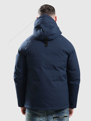 Marshall Artist Seaforth Parka Navy from Saxumo.com