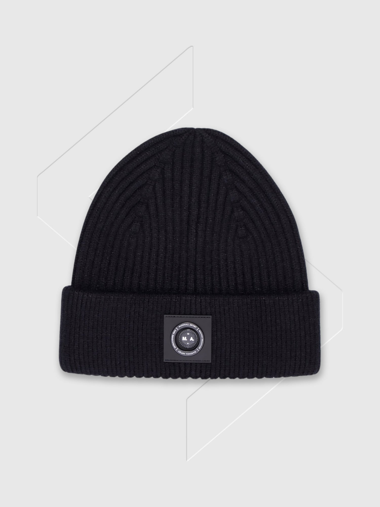 Marshall Artist Siren Cable Knit Beanie Black from Saxumo.com