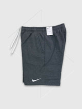 Nike Dri-FIT Fleece Short Dark Charcoal Heather Junior