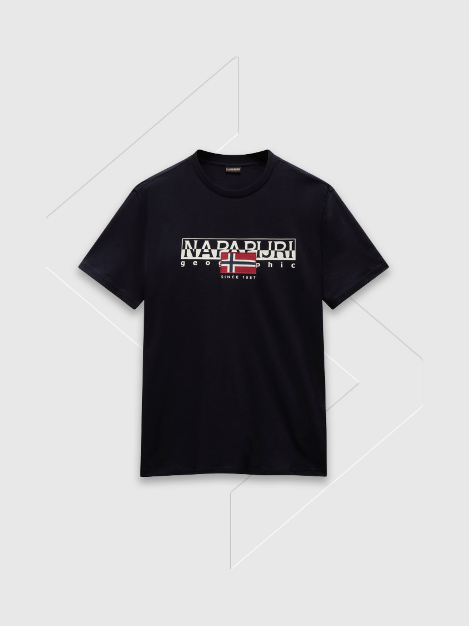 Napapijri Aylmer Graphic T-shirt Black from Saxumo.com