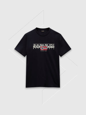 Napapijri Aylmer Graphic T-shirt Black from Saxumo.com