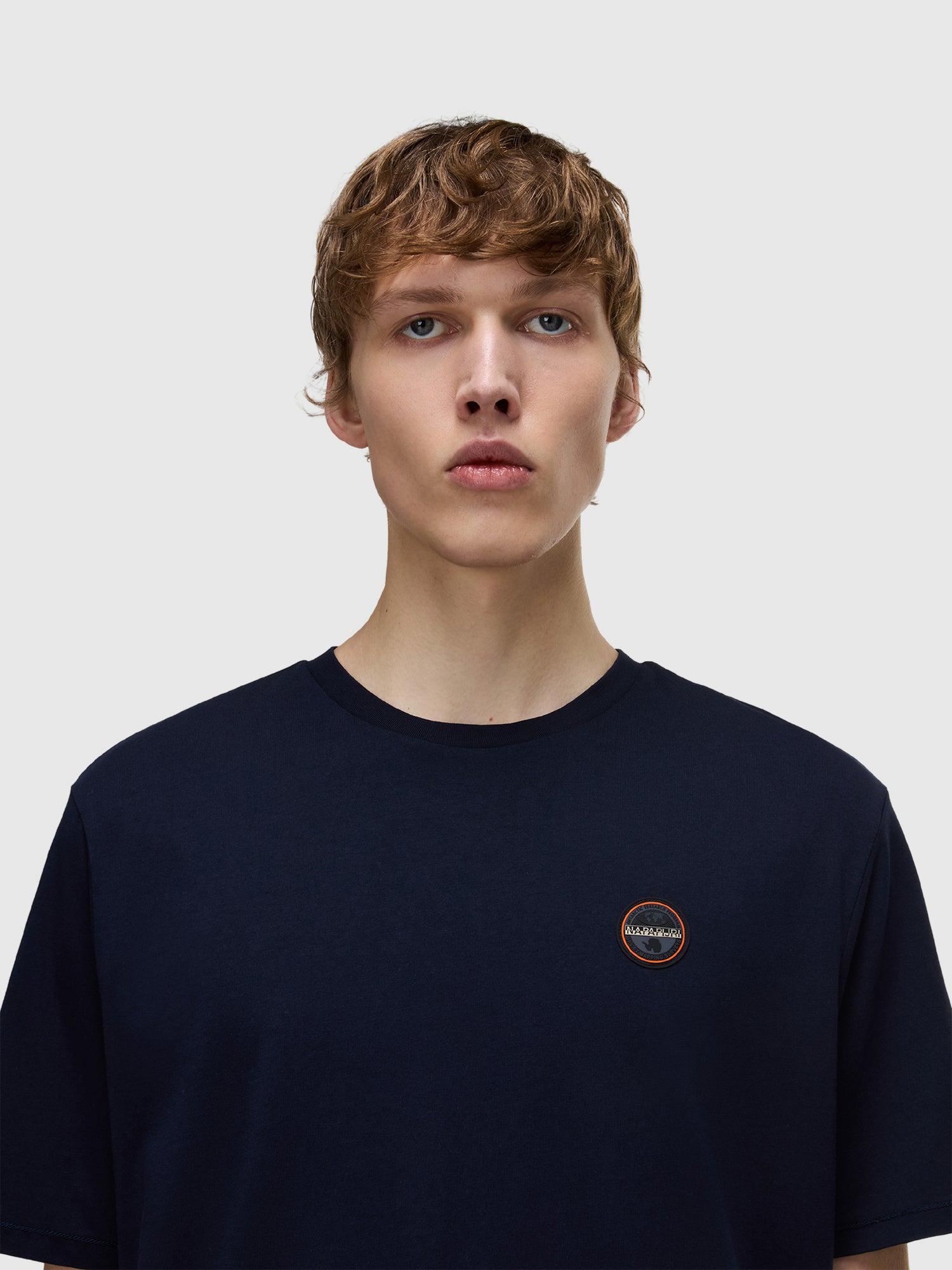 Napapijri Badge Jersey Short Sleeve T-Shirt from Saxumo.com