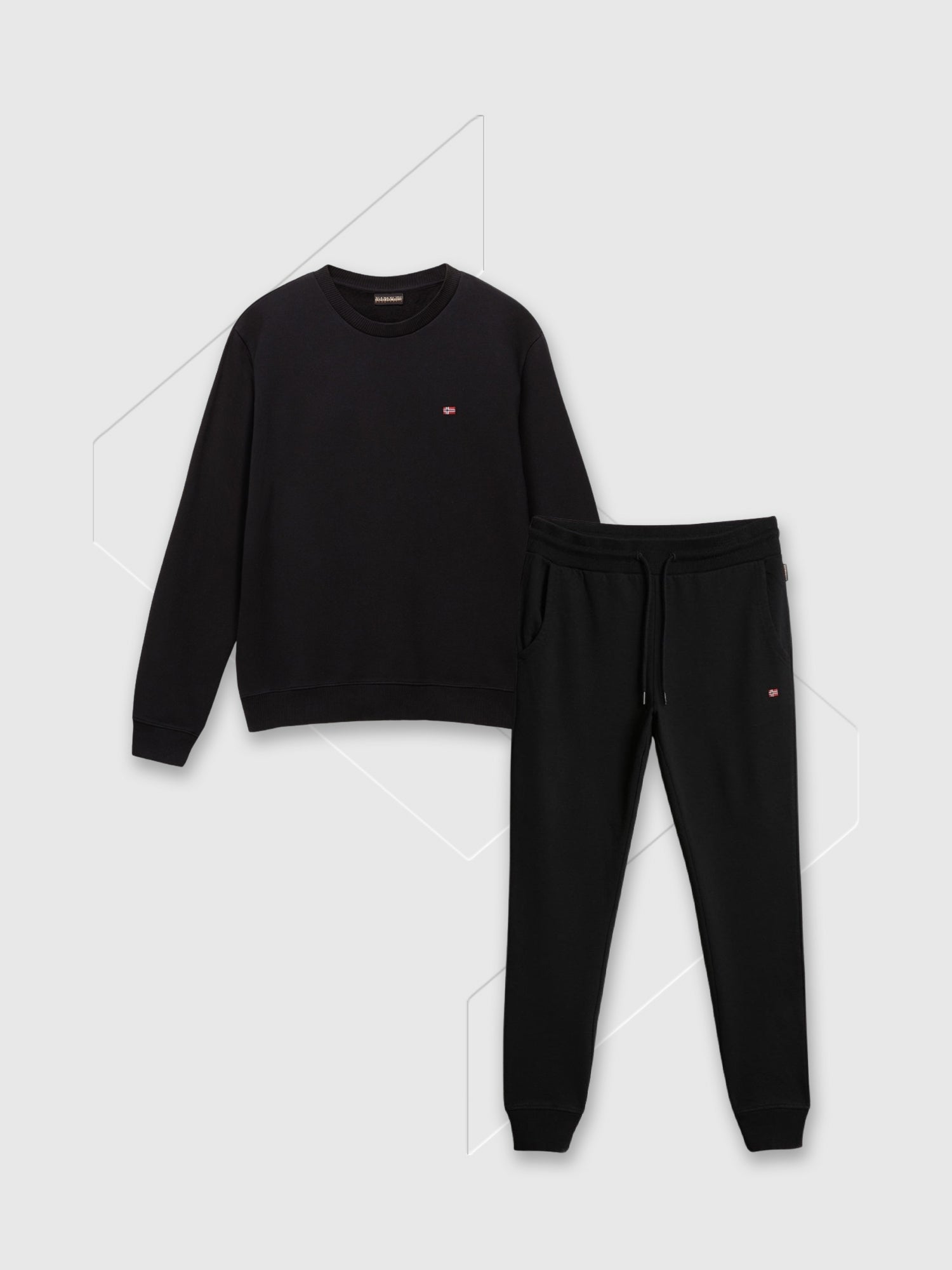 Napapijri Balis Malis Crew/Sweat Pant Black from Saxumo