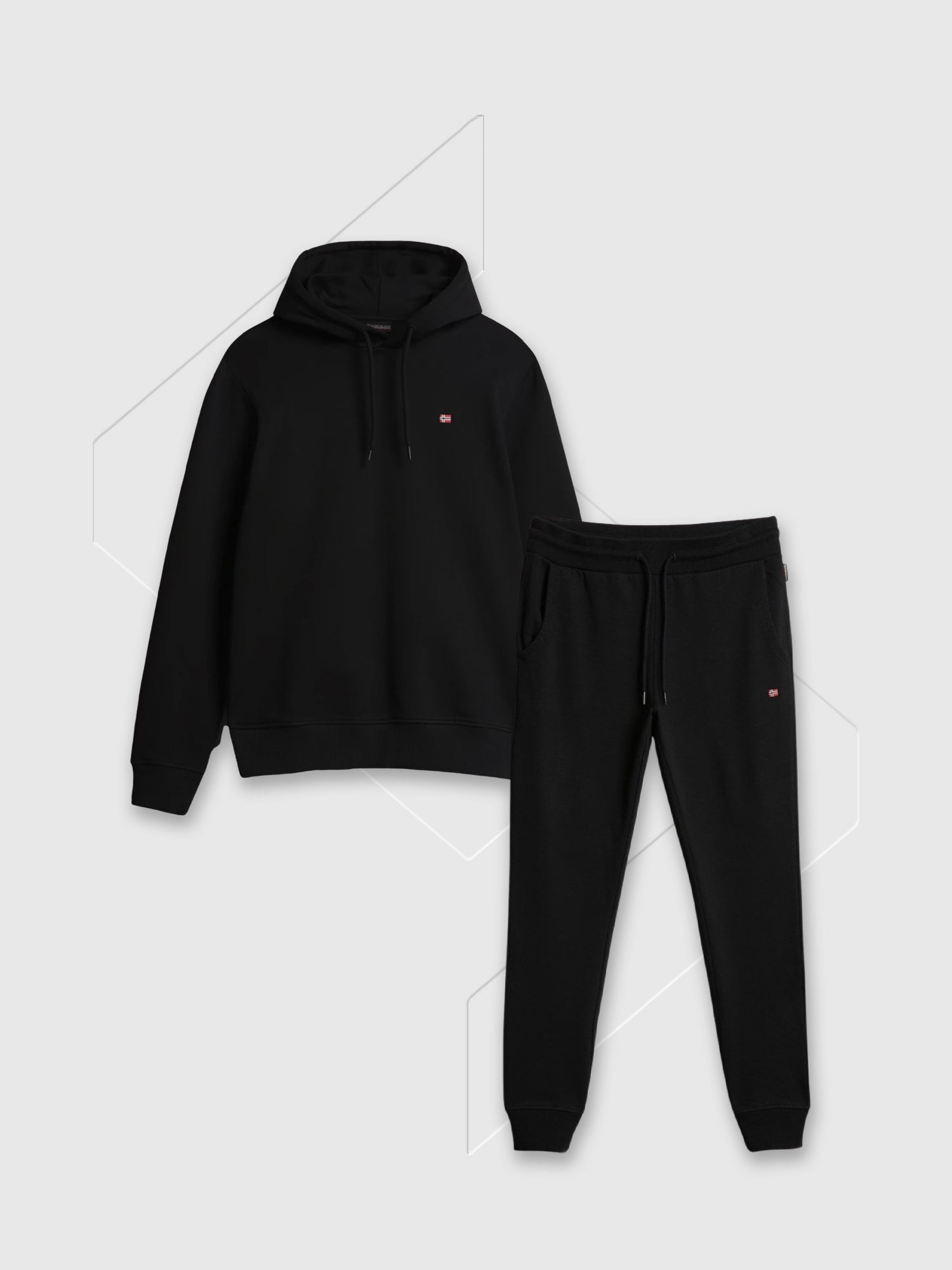 Napapijri Balis Malis Hoodie/Pant Set Black from Saxumo