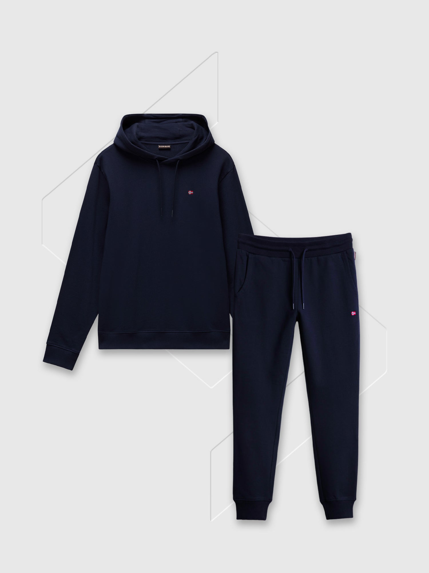 Napapijri Balis Malis Hoodie/Pant Set Blue Marine from Saxumo