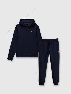 Napapijri Balis Malis Hoodie/Pant Set Blue Marine from Saxumo