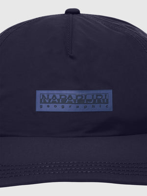 Napapijri Box Logo Cap Blu Marine from Saxumo.com