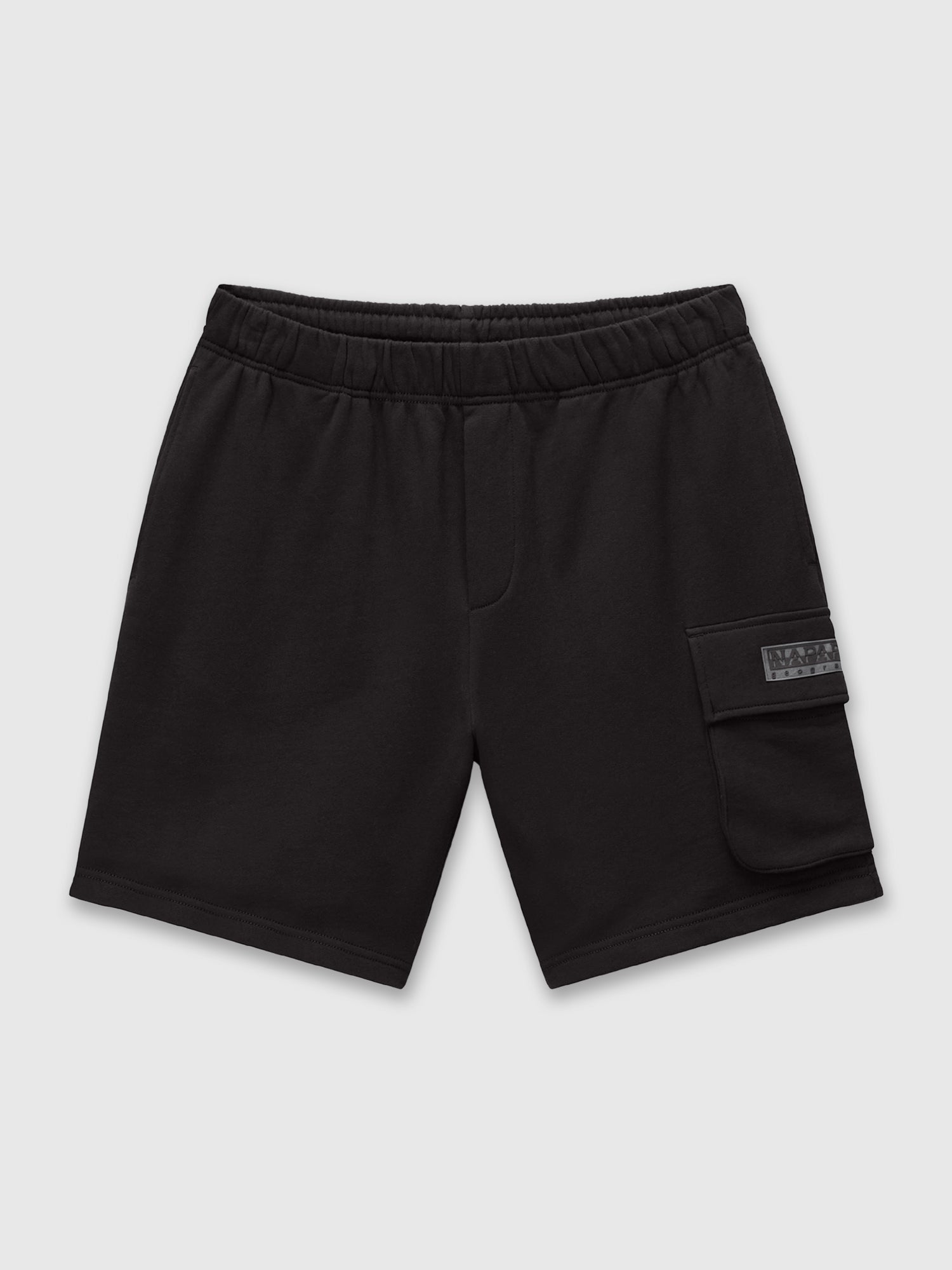 Napapijri Box Logo Cargo Bermuda Short Black Beauty from Saxumo.com