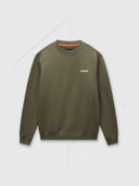 Napapijri Crew Small Box Neck Tea Leaf from Saxumo