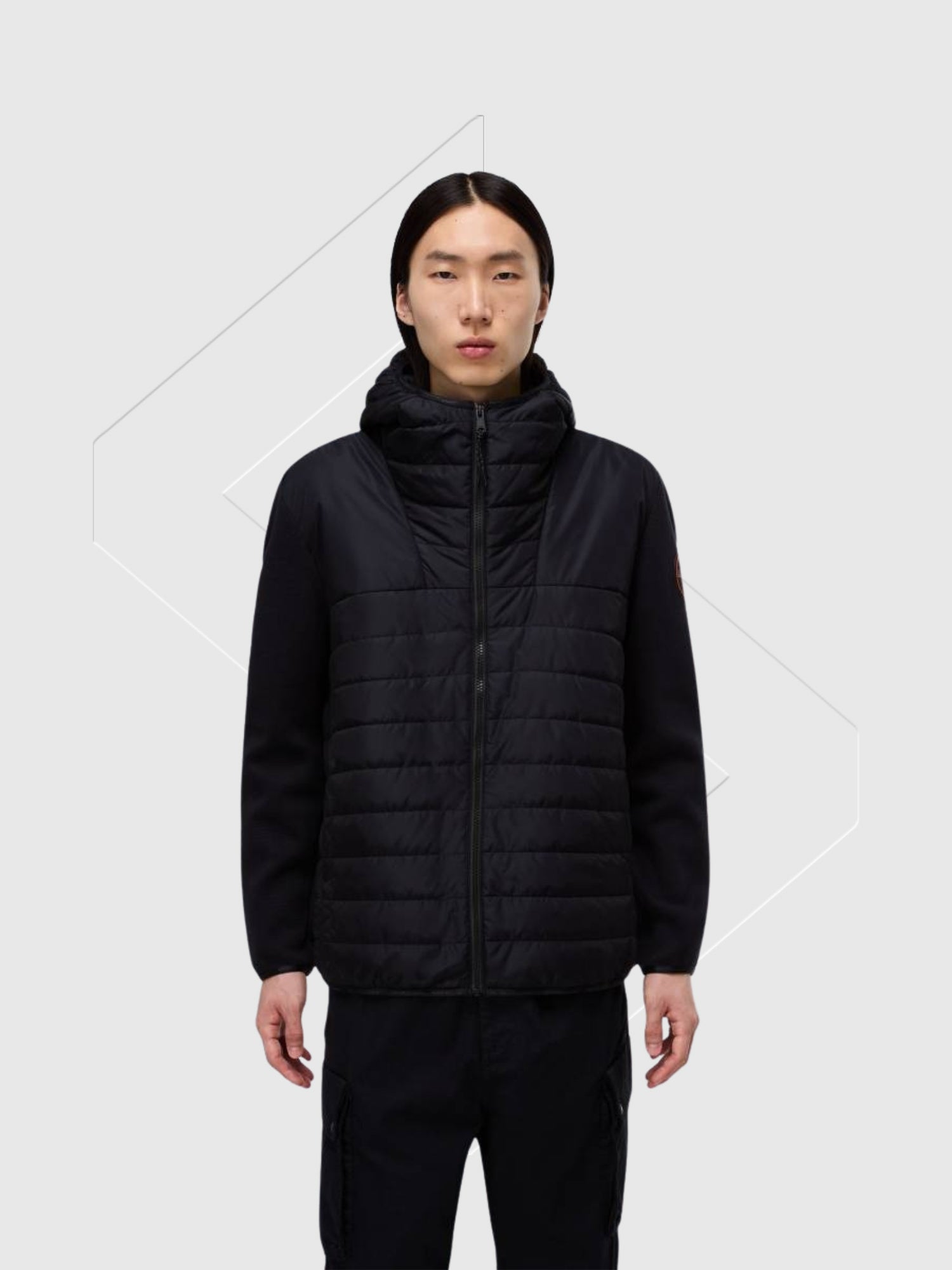 Napapijri D-Tosa Puffer Jacket Black from Saxumo.com
