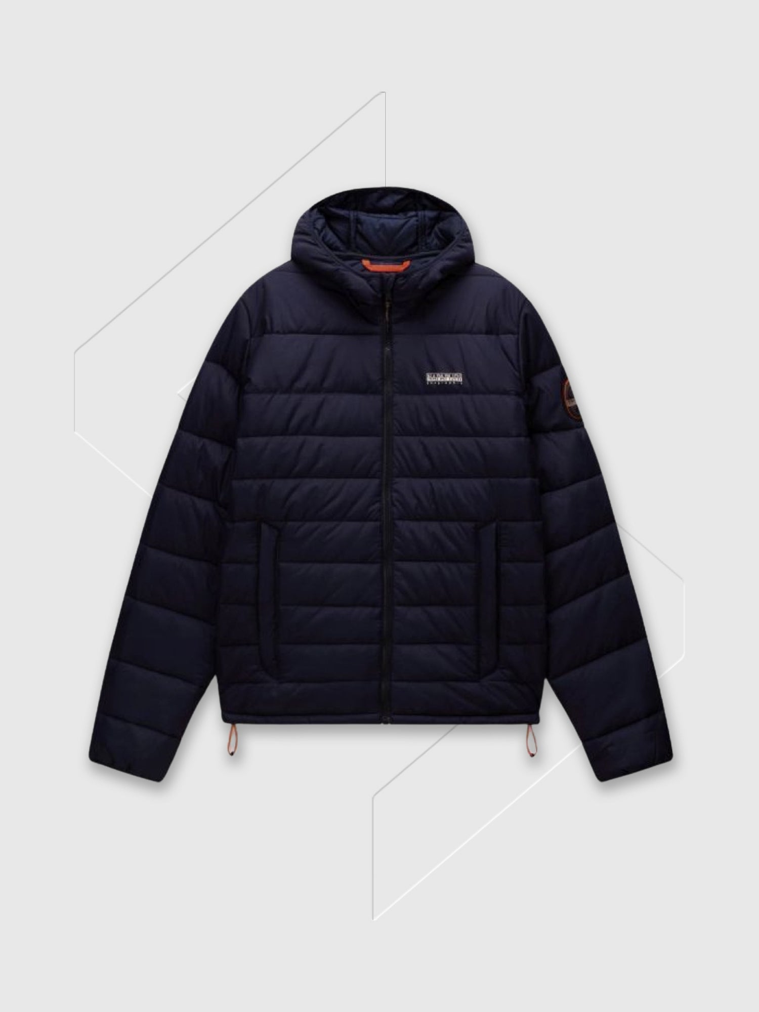 Napapijri Gesar Puffer Jacket Blu Marine from Saxumo.com