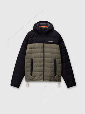 Napapijri Gesar Puffer Jacket Tea Leaf from Saxumo.com