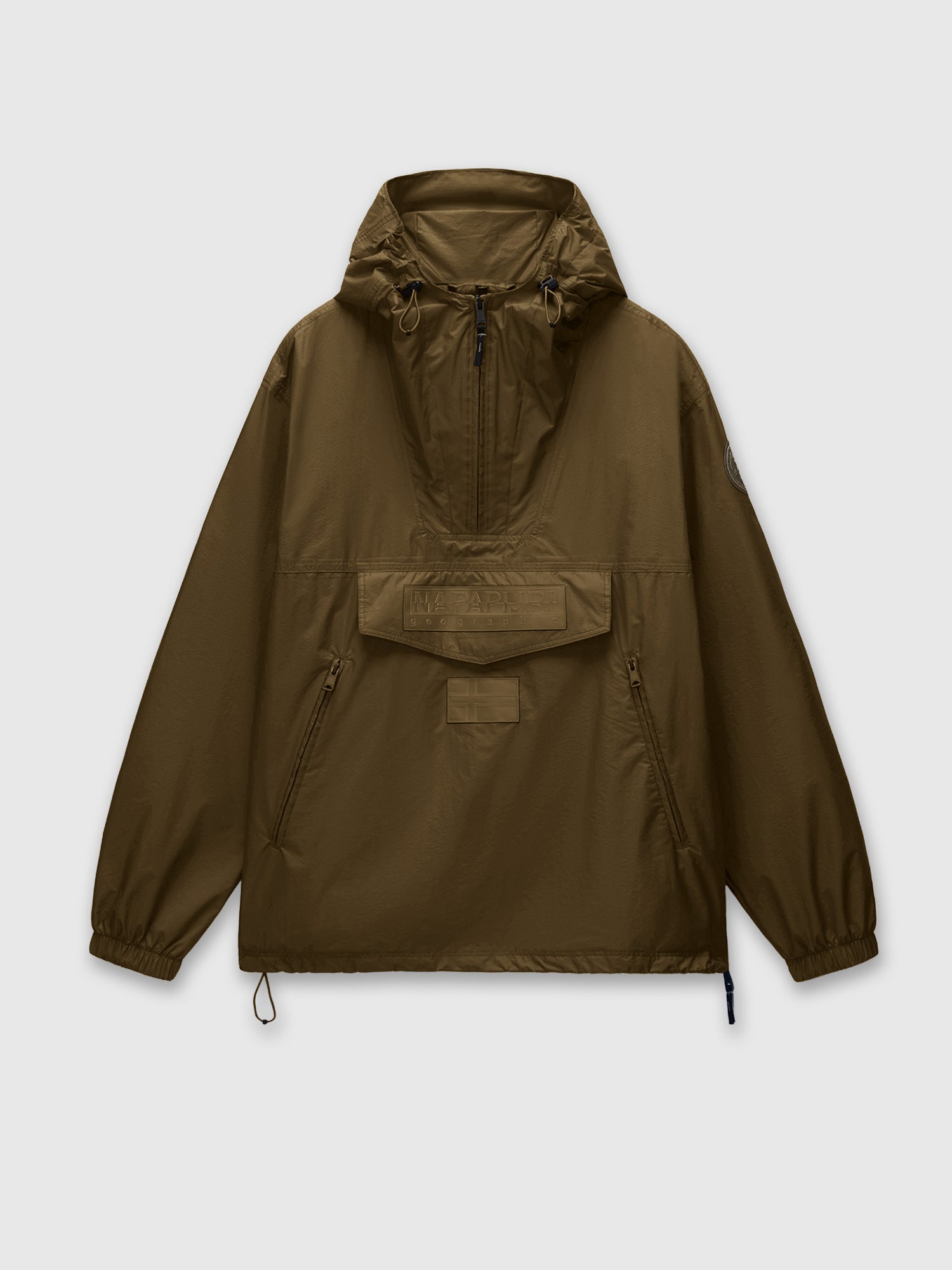 Napapijri Rainforest Next Summer Anorak Jacket Green Olive from Saxumo.com