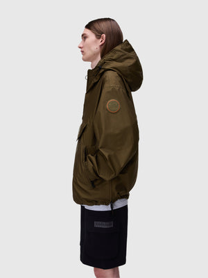 Napapijri Rainforest Next Summer Anorak Jacket Green Olive from Saxumo.com