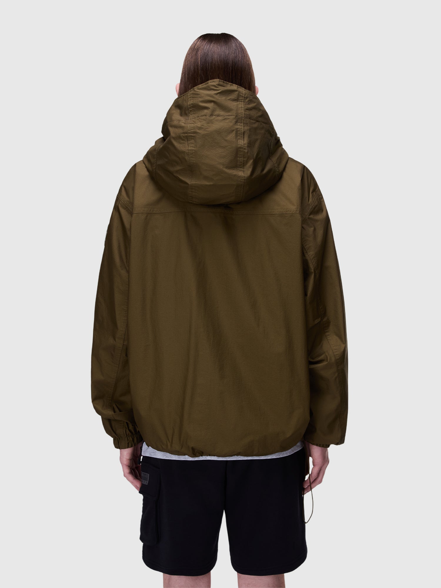 Napapijri Rainforest Next Summer Anorak Jacket Green Olive from Saxumo.com