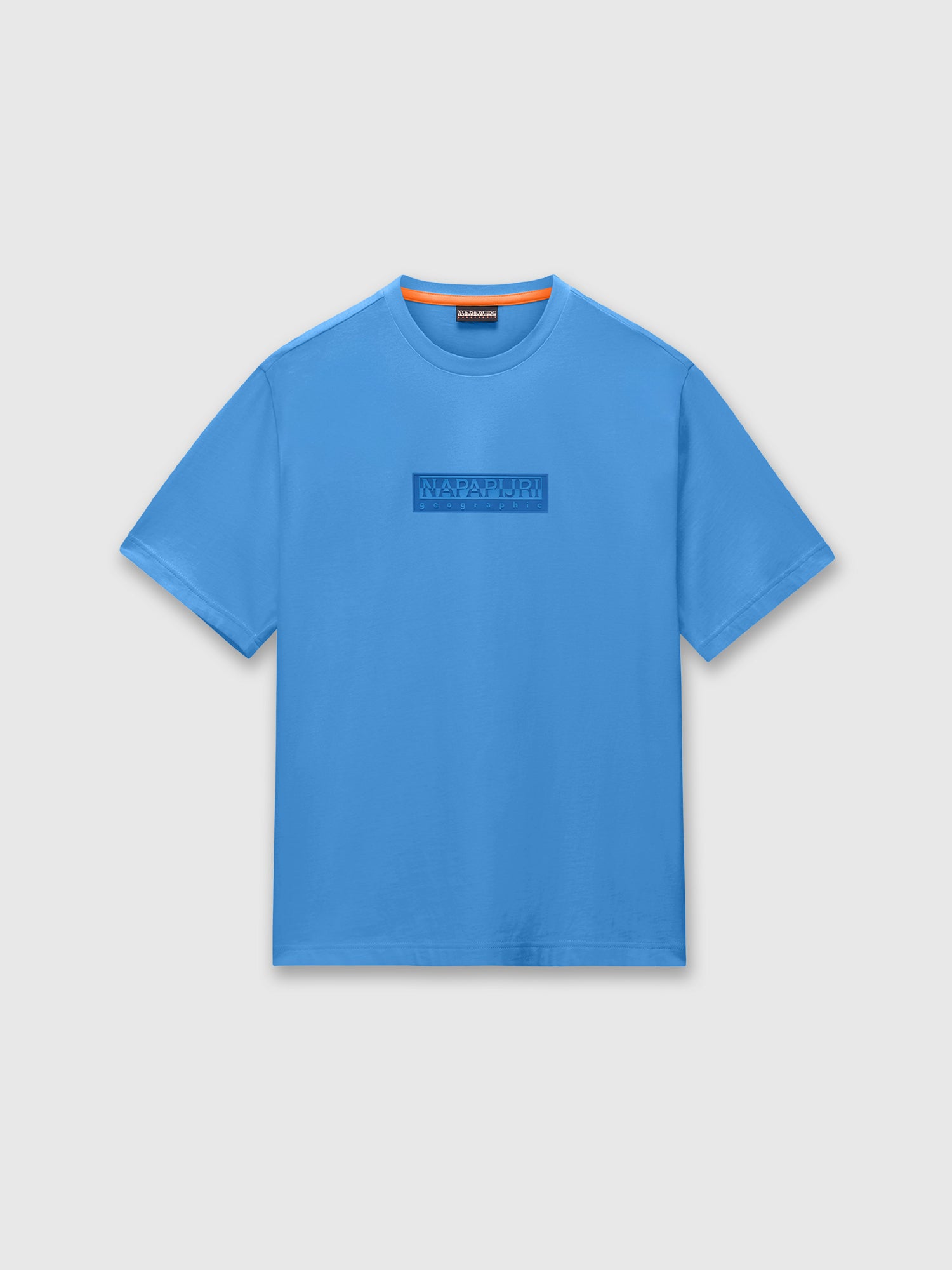 Napapijri Small Box Logo Short Sleeve T-Shirt/Short Set Blue Jasper from Saxumo.com