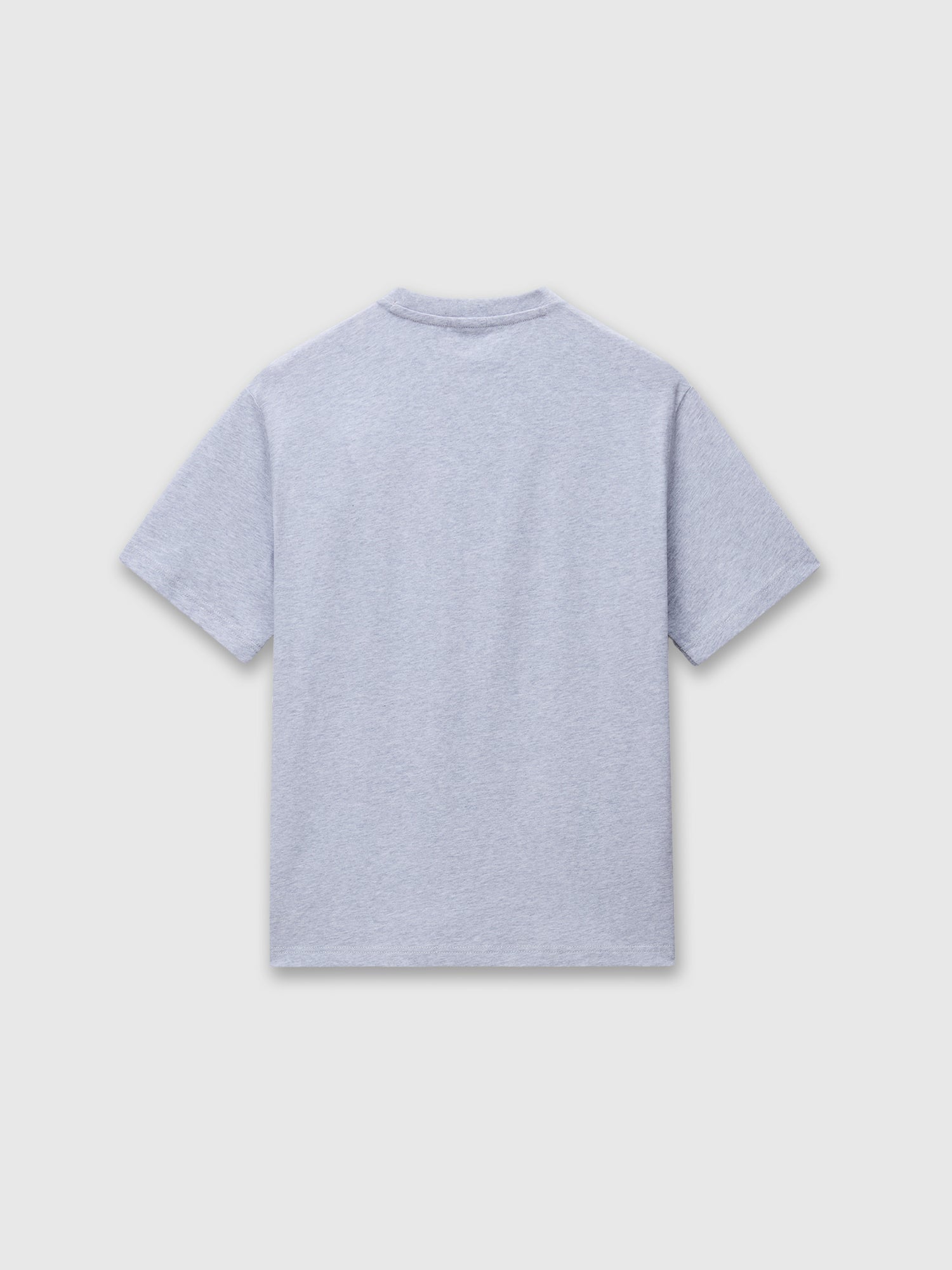 Napapijri Small Box Logo Short Sleeve T-Shirt Light Grey Mel from Saxumo.com