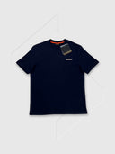 Napapijri Small Box Logo T-shirt Blu Marine from Saxumo
