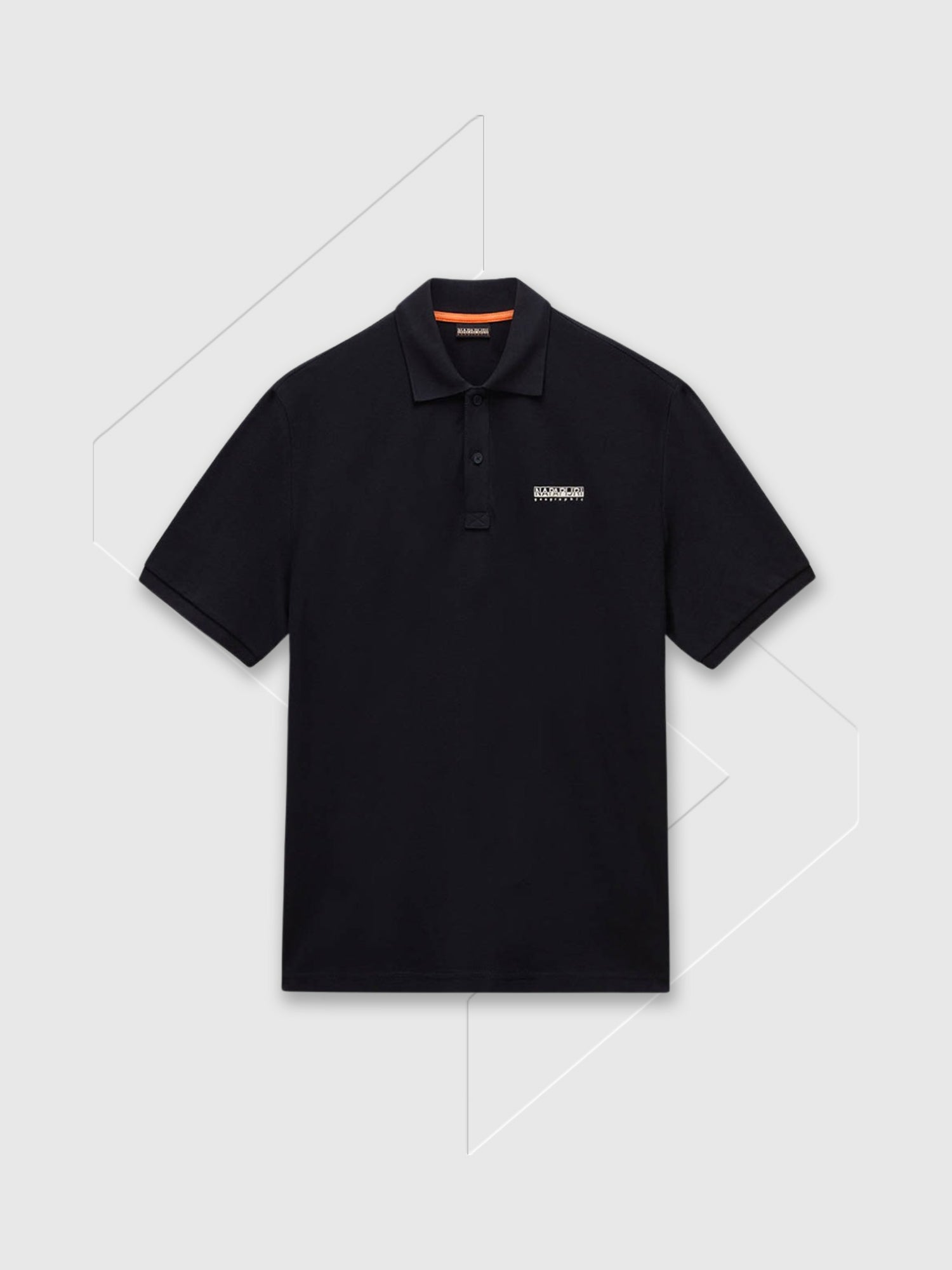 Napapijri Small Logo Polo Black from Saxumo.com