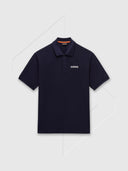 Napapijri Small Logo Polo Blu Marine from Saxumo