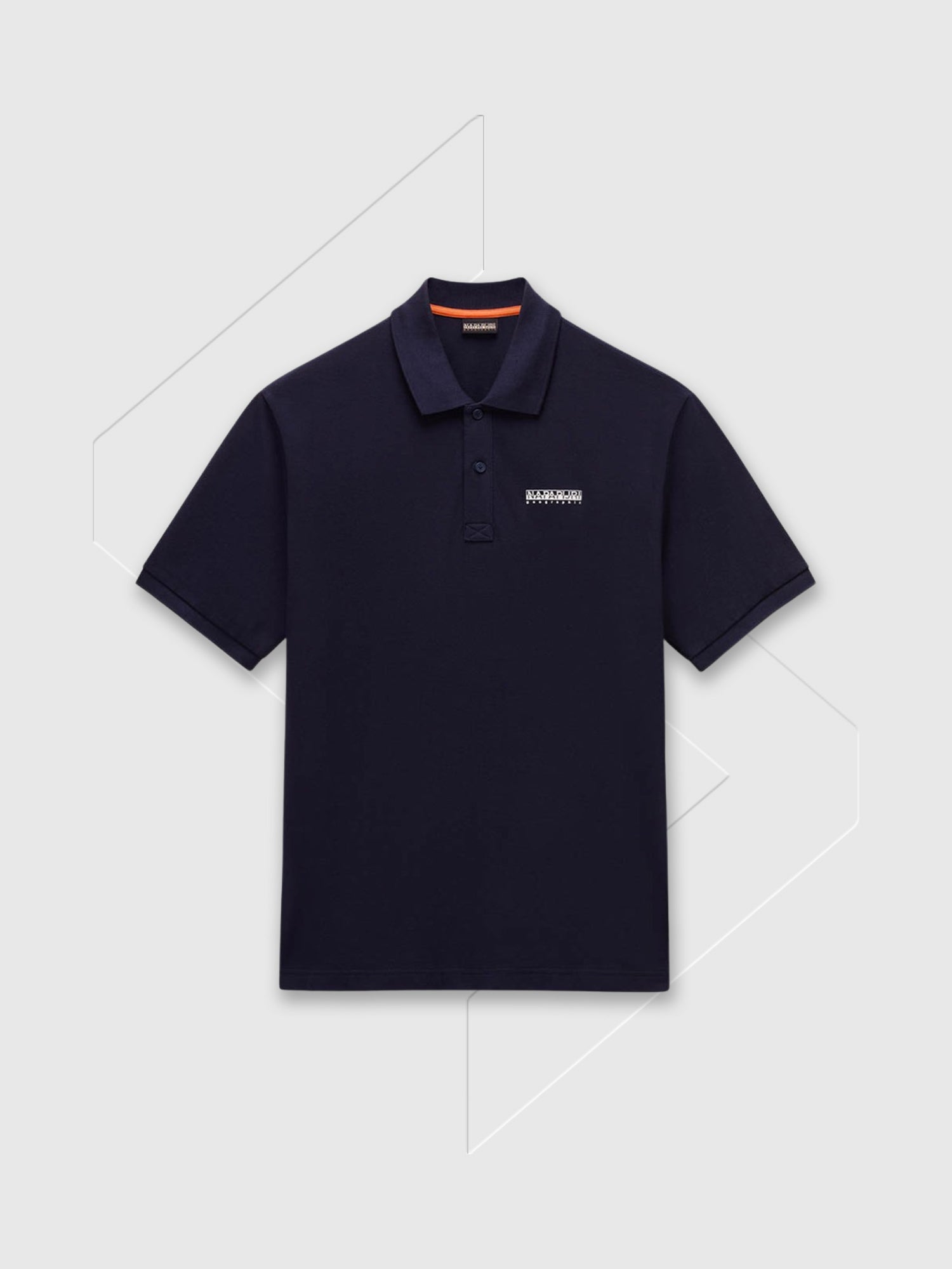 Napapijri Small Logo Polo Blu Marine from Saxumo.com