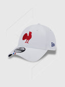 New Era 9Forty Cap France White/Red