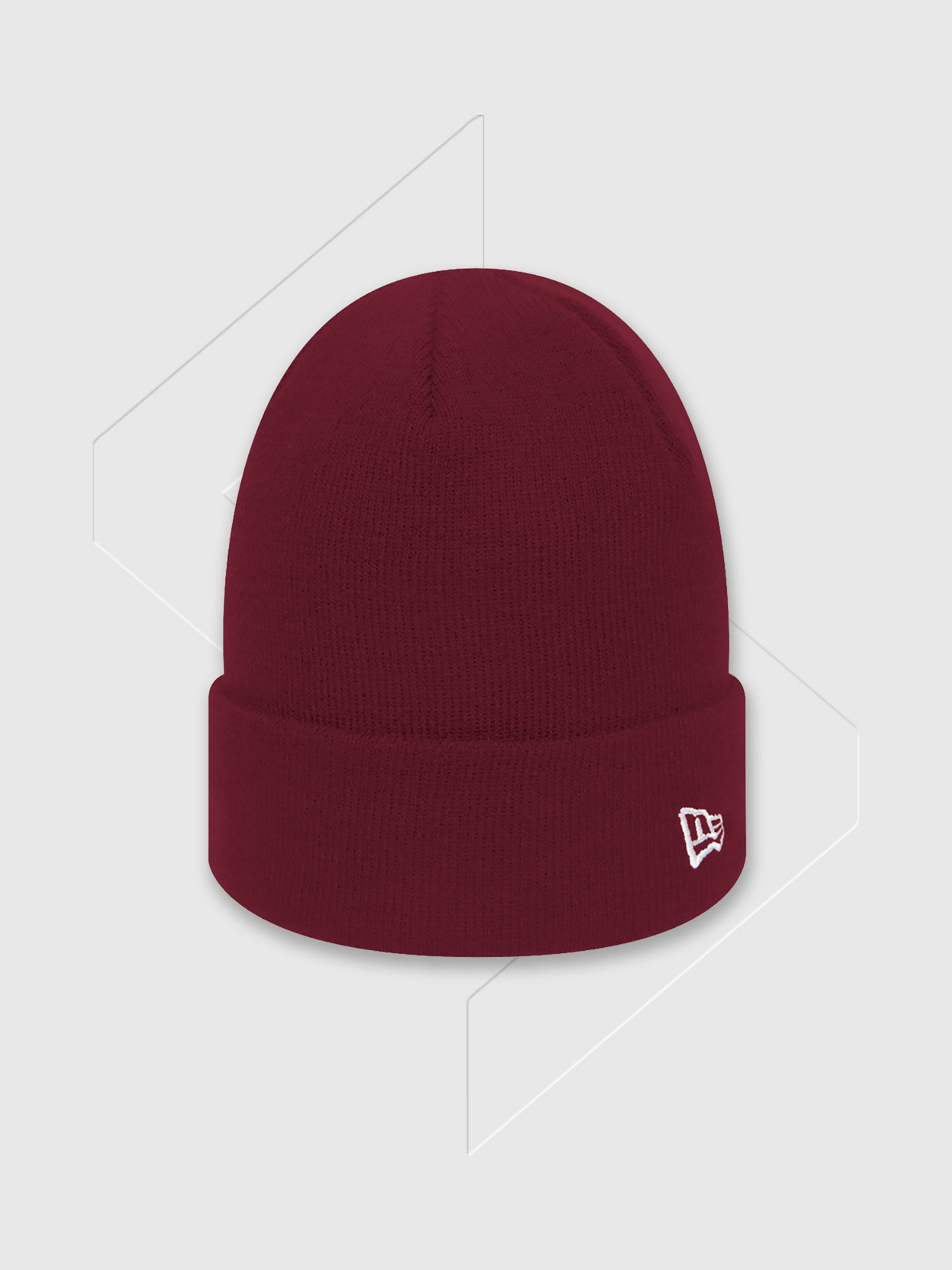 New Era Flag Knit Beanie Maroon from Saxumo.com