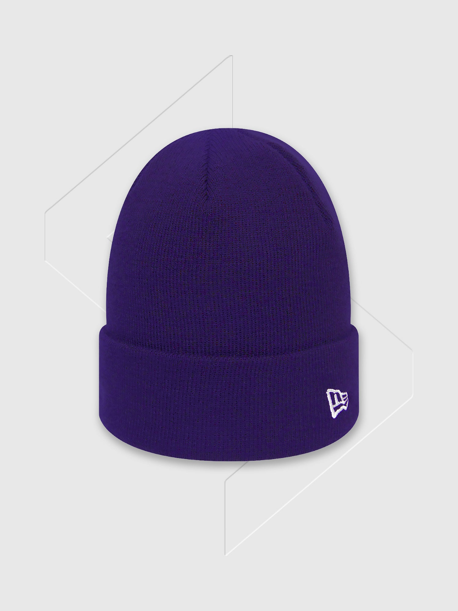 New Era Flag Knit Beanie True Purple from Saxumo.com