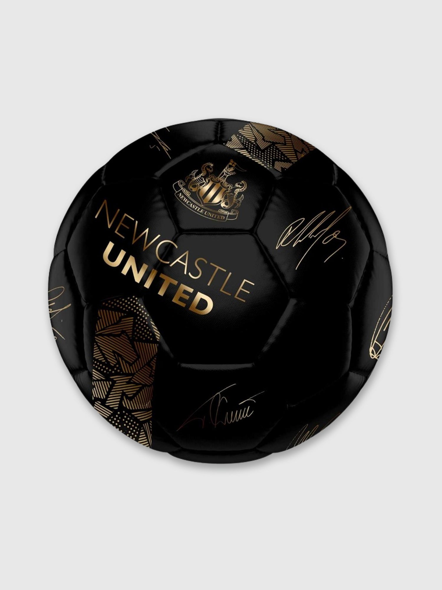 Newcastle Phantom Signature Football Black/Gold from Saxumo.com