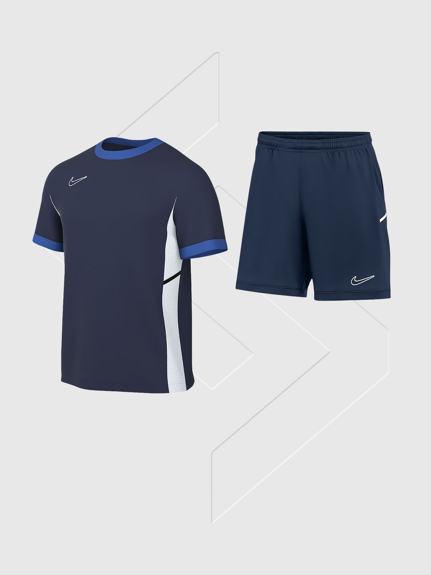 Nike Academy Dri-FIT Short Sleeve Top/Short Navy Blue Junior from Saxumo.com