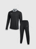 Nike Academy Drill Half Zip Top/Pant Tracksuit Set Black/Black
