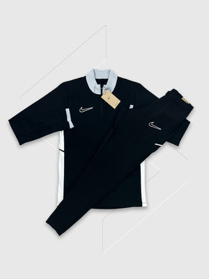 Nike Academy Drill Half Zip Top/Pant Tracksuit Set Black/Black from Saxumo