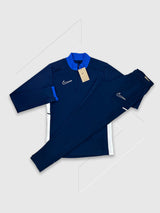 Nike Academy Drill Half Zip Top/Pant Tracksuit Set Midnight Navy