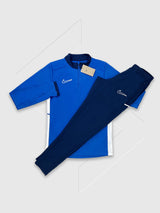 Nike Academy Drill Half Zip Top/Pant Tracksuit Set Royal Blue