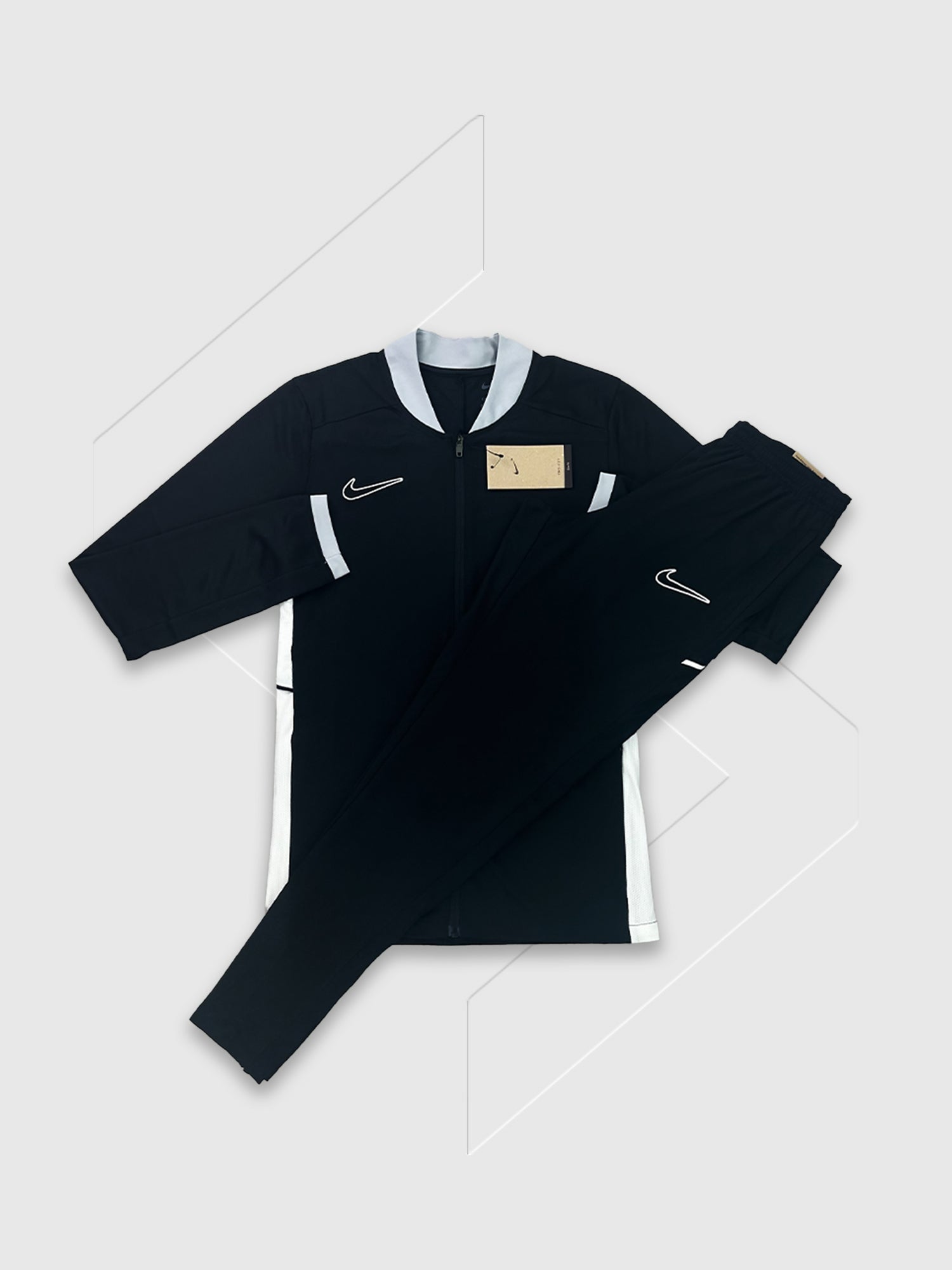 Nike Academy Full Zip Track Jacket/Pant Set Black/Black from Saxumo