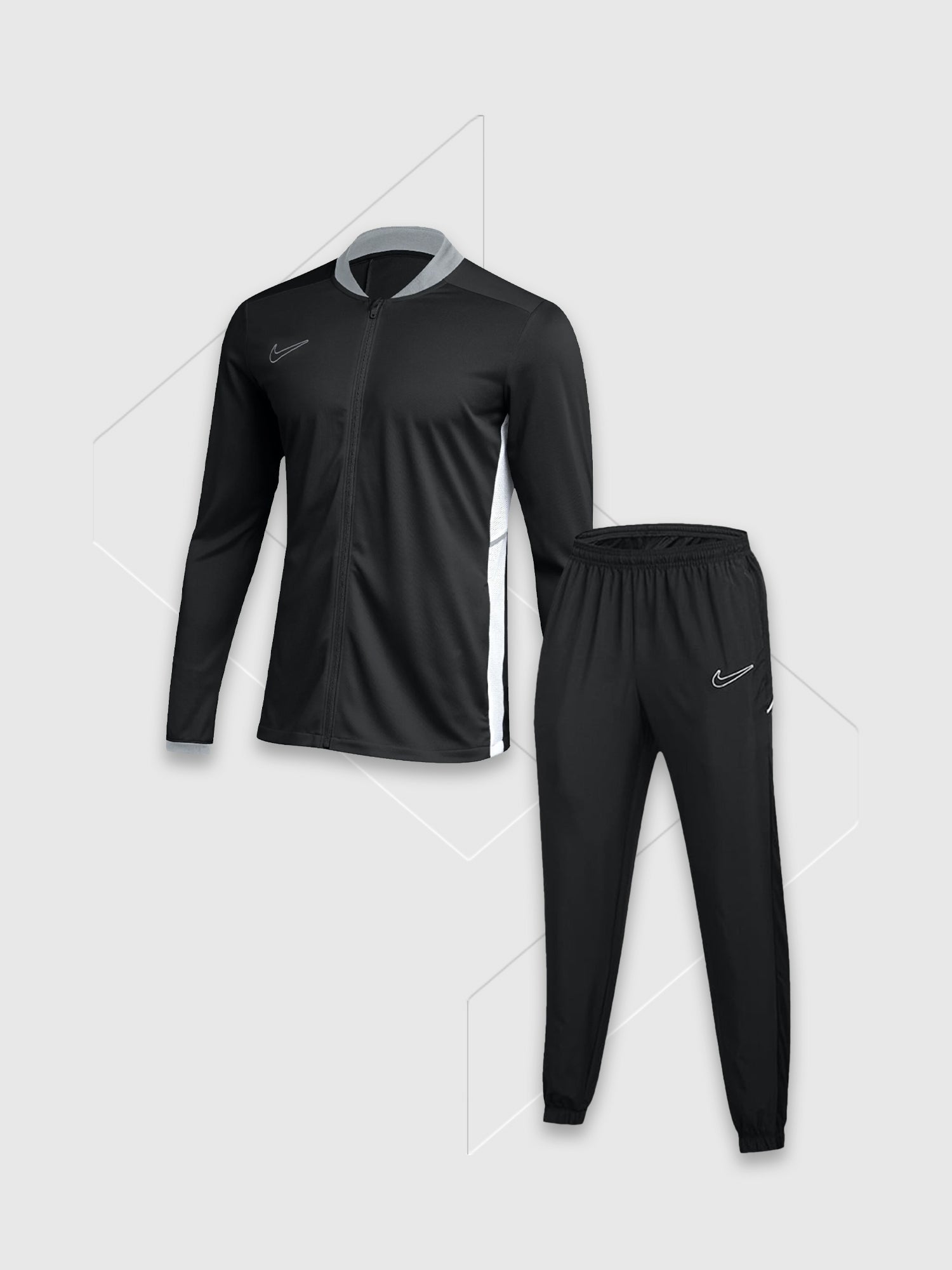 Nike Academy Full Zip Track Jacket/Pant Set Black/Black from Saxumo