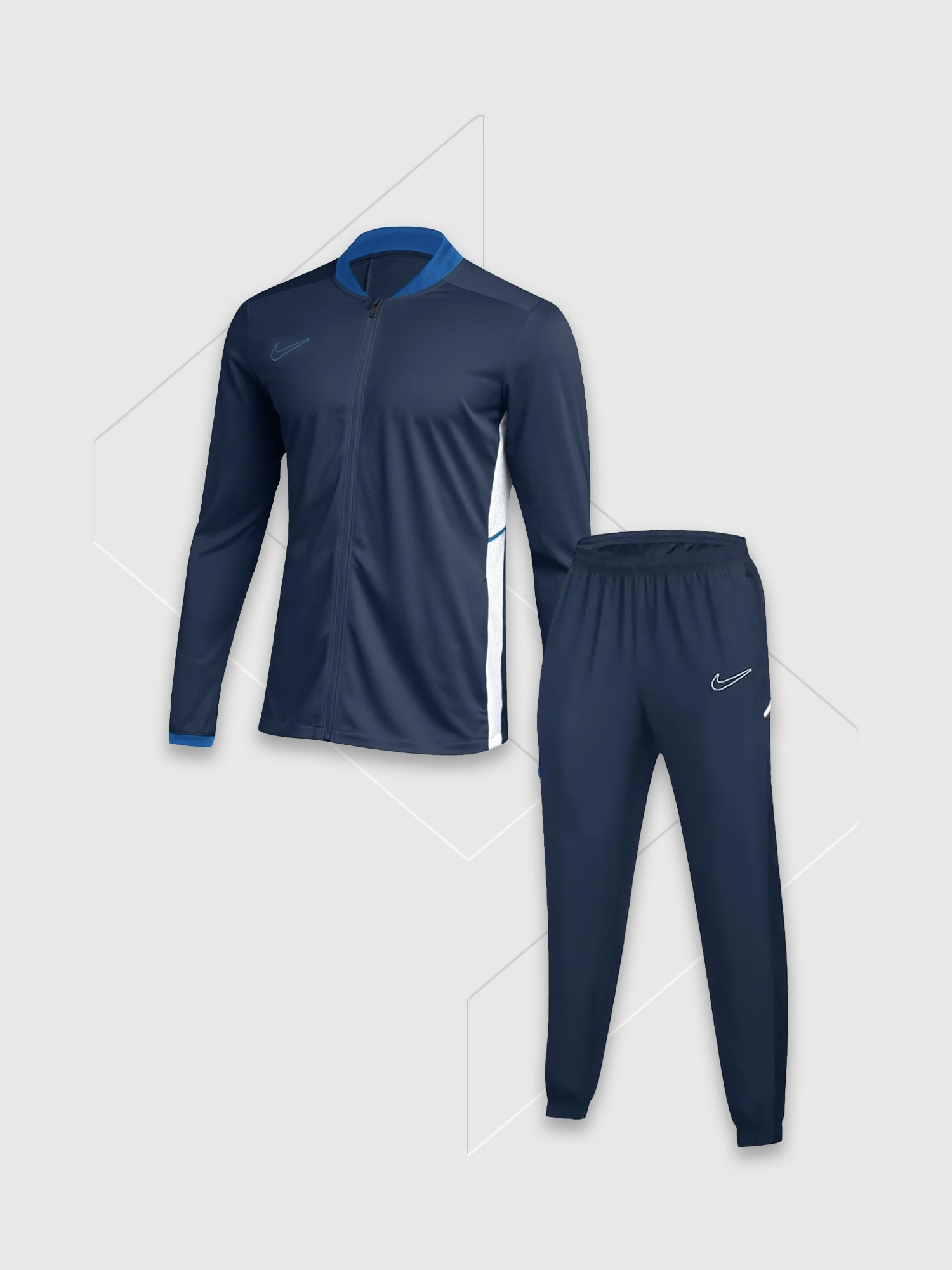 Nike Academy Full Zip Track Jacket/Pant Set Midnight Blue from Saxumo