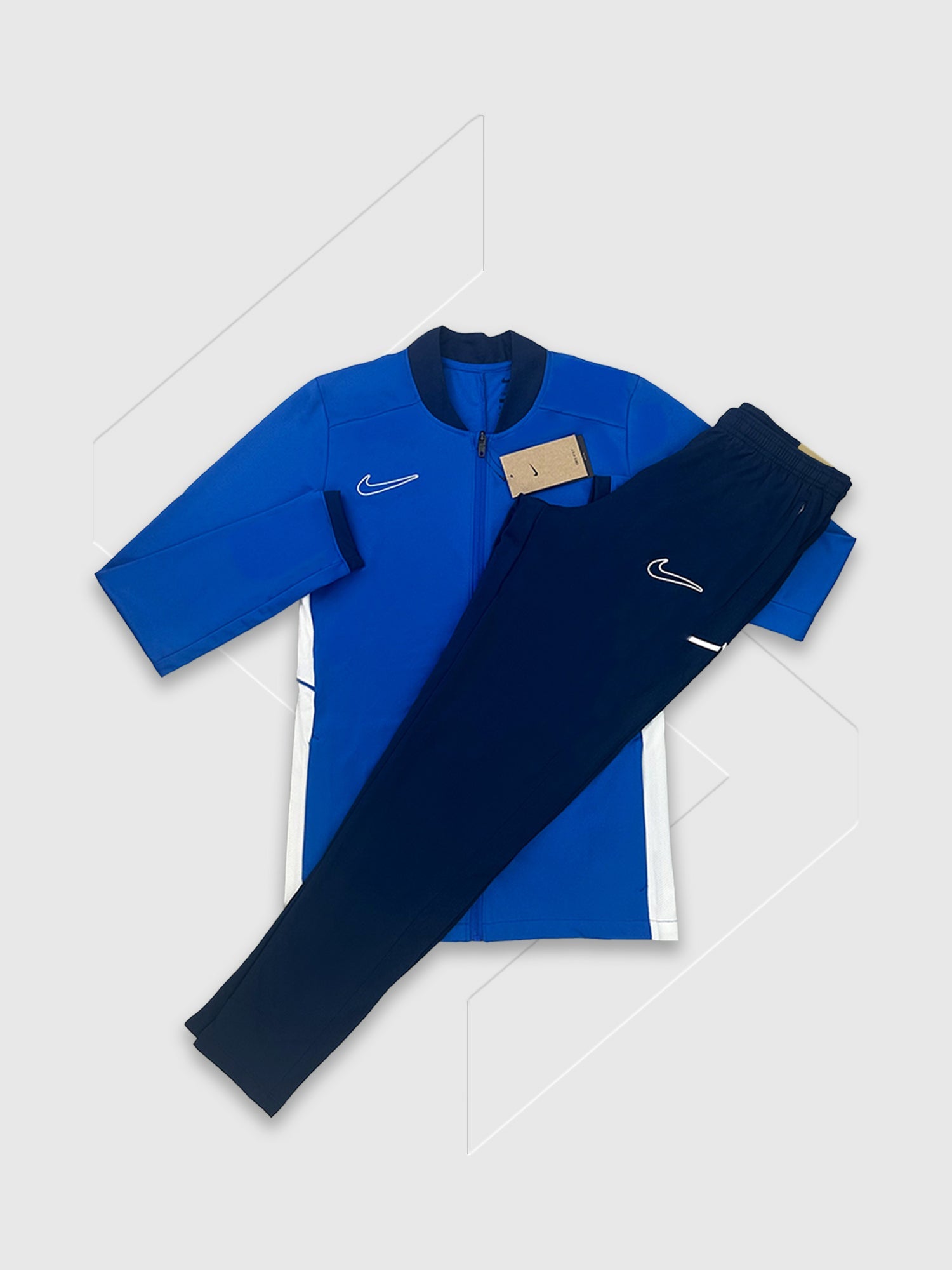 Nike Academy Full Zip Track Jacket/Pant Set Royal Blue from Saxumo